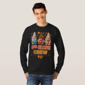 T-shirt 6th Grade Crew Gnomes Thanksgiving Grateful Sixth  (Devant entier)