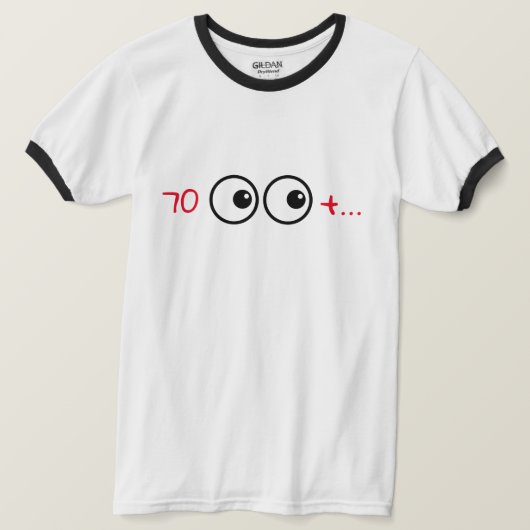 T-SHIRT 70+ (Design devant)