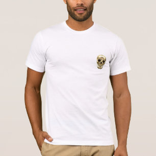 T-shirt [700] Crâne humain doré