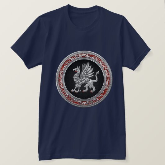 T-shirt [700] Griffin d'argent sacré (Design devant)