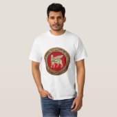 T-shirt [700] Lamassu à ailes babyloniennes [3D] (Devant entier)