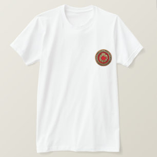 T-shirt [700] Serpent Dieu Quetzalcoatl [Or]