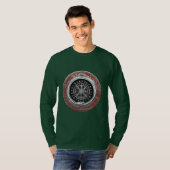 T-shirt [700] Vegvisir - Viking Silver Magic Runic Compass (Devant entier)