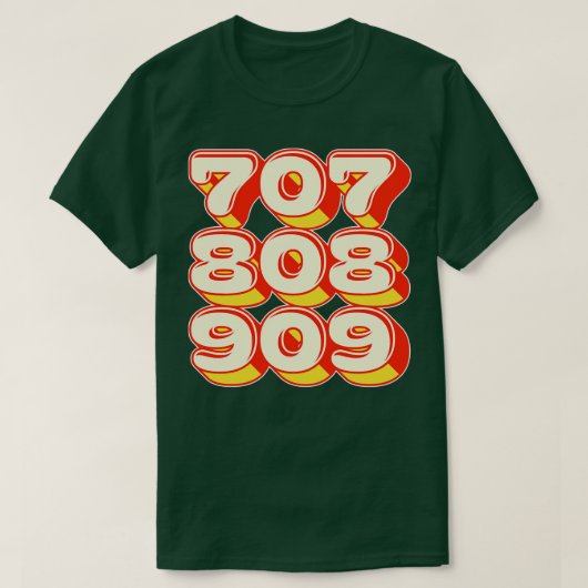 T-SHIRT 707 808 (Design devant)