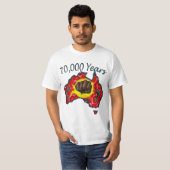 T-shirt 70 000 ans blanc (Devant entier)