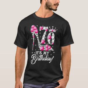 T-shirt 70 ans C'est mon 70e anniversaire Rose Diamond Sh