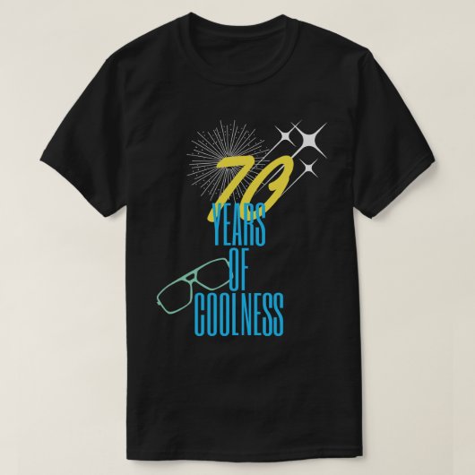 T-shirt 70 ans de fraîcheur (Design devant)