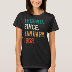 T-shirt 70 ans de légende depuis janvier 1953 70e annivers