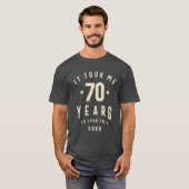 T-shirt 70 ans de style intemporel - 70e anniversaire (Devant entier)