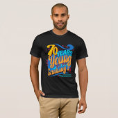 T-shirt 70 Ans Jeune et toujours écrasant, Soixante-dix An (Devant entier)