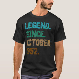 T-shirt 70 ans stupéfiant depuis octobre 1952 70e naissanc