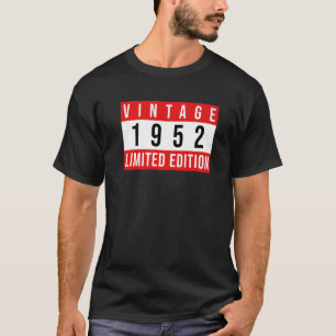 T-shirt 70 ans Vintage 1952 70e anniversaire 1