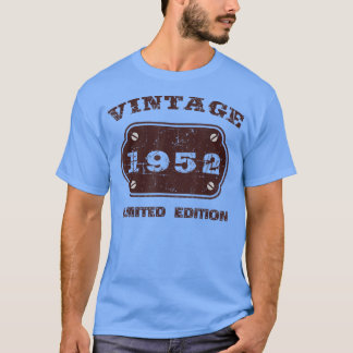 T-shirt 70 ans Vintage 1952 Limited Edition 70th Bir