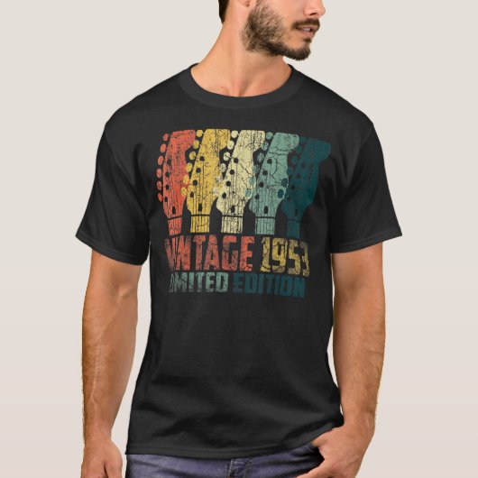 T-shirt 70 ans Vintage 1953 70e anniversaire (Devant)