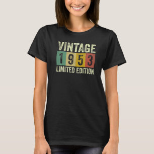 T-shirt 70 ans Vintage 1953 70e anniversaire 9