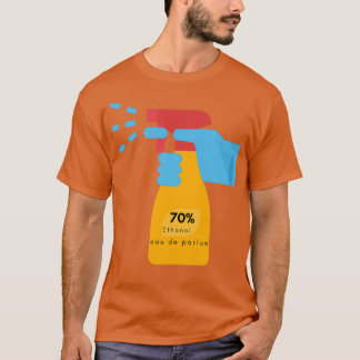 T-shirt 70 Éthanol le parfum de choix scientifique