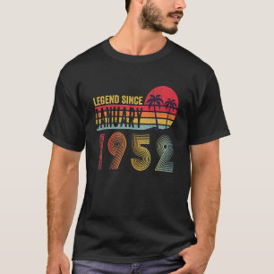 T-shirt 70 Years Old Retro Birthday Legend Since January 1