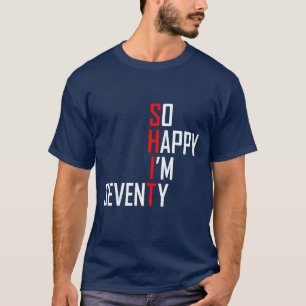 T-shirt 70e anniversaire 1952 Gag hilarant 70 ans retr
