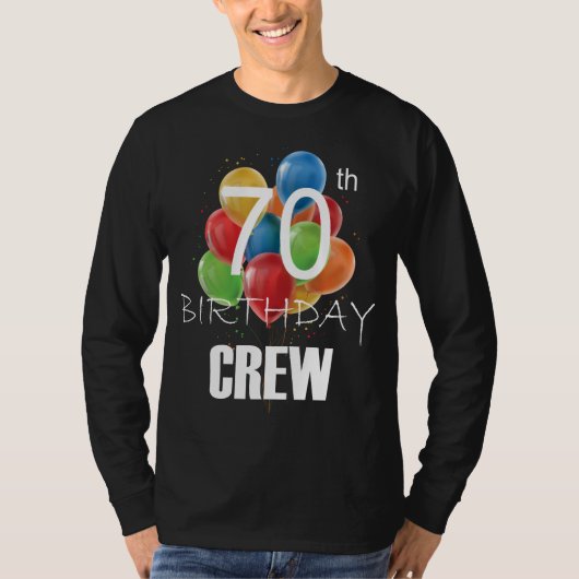 T-shirt 70e Anniversaire 70 Groupe d'équipages du groupe d (Devant)