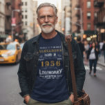 T-shirt 70e Anniversaire Classique Vintage 1956 Légendaire<br><div class="desc">Célébrez un jalon avec ce T-shirt d'anniversaire "Classic Vintage 1956 Legendary" élégant et intemporel. Parfait pour toute personne née en 1956 qui aura 70 ans en 2026, ou pour un anniversaire en toute année. Ce design est composé d'une impression cool, en détresse, de style vintage avec l'année 1956, le nom...</div>