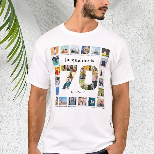 T-shirt 70e anniversaire Conception de votre propre collec