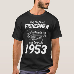 T-shirt 70e anniversaire de pêche 70 ans vieux pêcheur 195