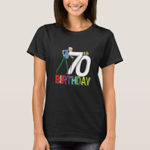 T-shirt 70e anniversaire homme femme fête d'anniversaire A