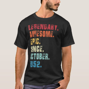 T-shirt 70e anniversaire légendaire épopée stupéfiant depu