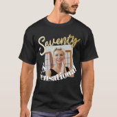 T-shirt 70e anniversaire sept et l'art de l'or sensationne (Devant)
