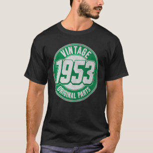 T-shirt 70e anniversaire Vintage 1953 Parties originales 7