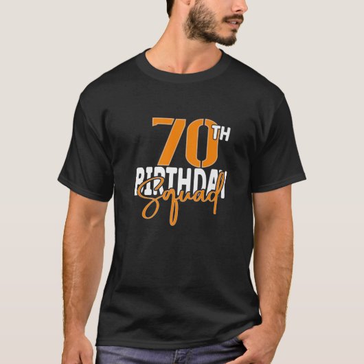 T-shirt 70e Birthday (Devant)