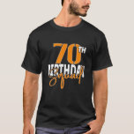 T-shirt 70e Birthday<br><div class="desc">Les meilleures idées de clothing. 70e Birthday Squad Family Matching Group. Sur Amazing graphic design for 70th Birthday, ou dad from daughter and son ! B-day team traite de la tenue pour les femmes et les hommes. Bday party matching clothes design to wear for wife or husband. Wish a happy...</div>