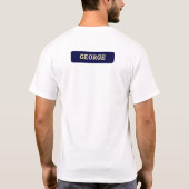 T-shirt 70s Rainbow Curves (Dos)