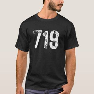 T-shirt 719 Indicatif régional Colorado Springs CO Indicat