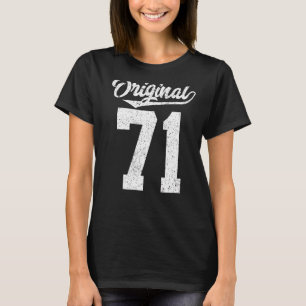 T-shirt 71e anniversaire et original soixante-et-onze