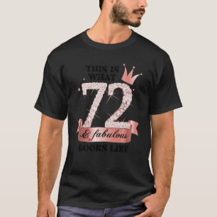 T-shirt 72 & Fabulous I Rose Et Groupe White Party Candid