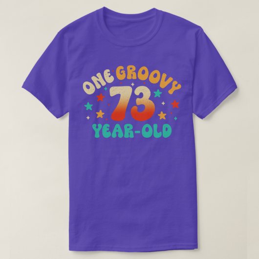 T-shirt 73e anniversaire 1 (Design devant)