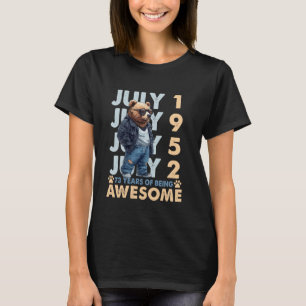 T-shirt 73e anniversaire Légendes de l'ours Juillet 1952 7