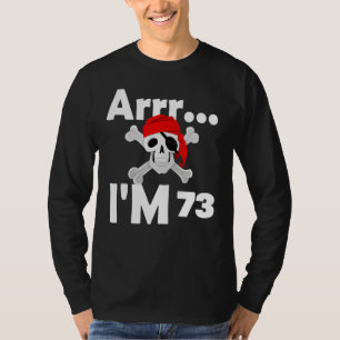 T-shirt 73e anniversaire Pirate Skull 73 ans Anniversaire