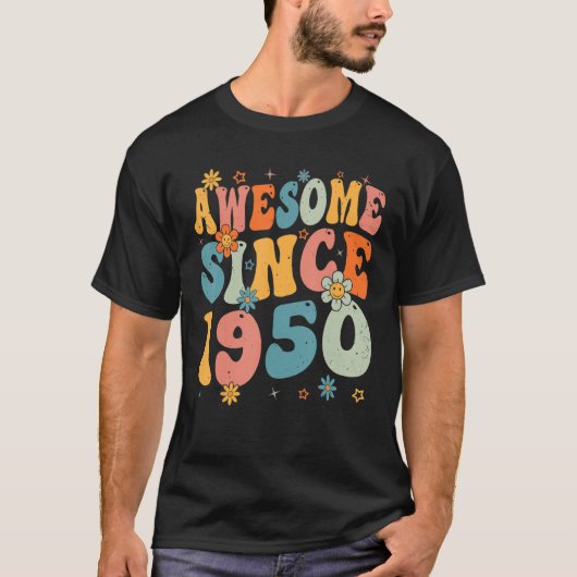 T-shirt 73e anniversaire stupéfiant depuis 1950 73 ans rét (Devant)