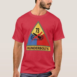 T-shirt 73e Bataillon de chars Thunderbolts avec SSI Nom B