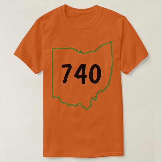 T-shirt 740 Joe burrow cadeau Ohio (Design devant)