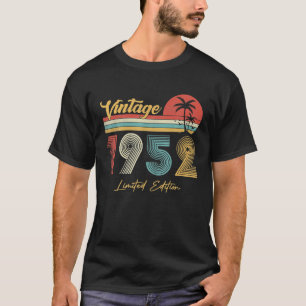 T-shirt 74 ans Vintage 1952 Limited Edition 74e