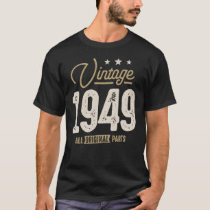 T-shirt 74e anniversaire, Né en 1948, fait en 1948, 74 ann