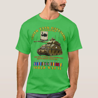 T-shirt 758e Bataillon de chars Tuskers avec chars 2ÈME GU