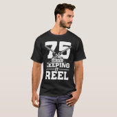 T-shirt 75 and still keeping it reel ocean angling (Devant entier)