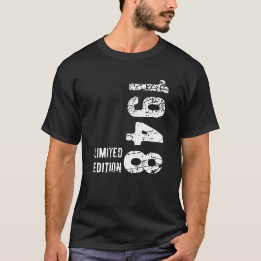 T-shirt 75 ans 1948 75e anniversaire (Devant)