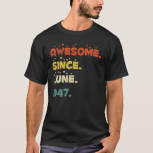 T-shirt 75 Ans Juin 1947