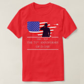 T-shirt 75e Jour D Anniversaire 1944 2019 Particularités A (Design devant)