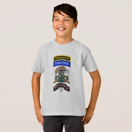 T-shirt 75e régiment de Rangers (Devant entier)